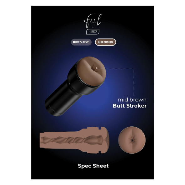 KIIROO - FÜHLE GENERISCHE STROKER -HINTERN MITTEN BROWN